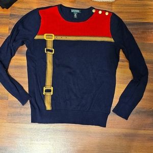 Ralph Lauren Lauren knit top equestrian size s
